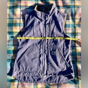 Lavender Carhartt Sherpa Lined Vest